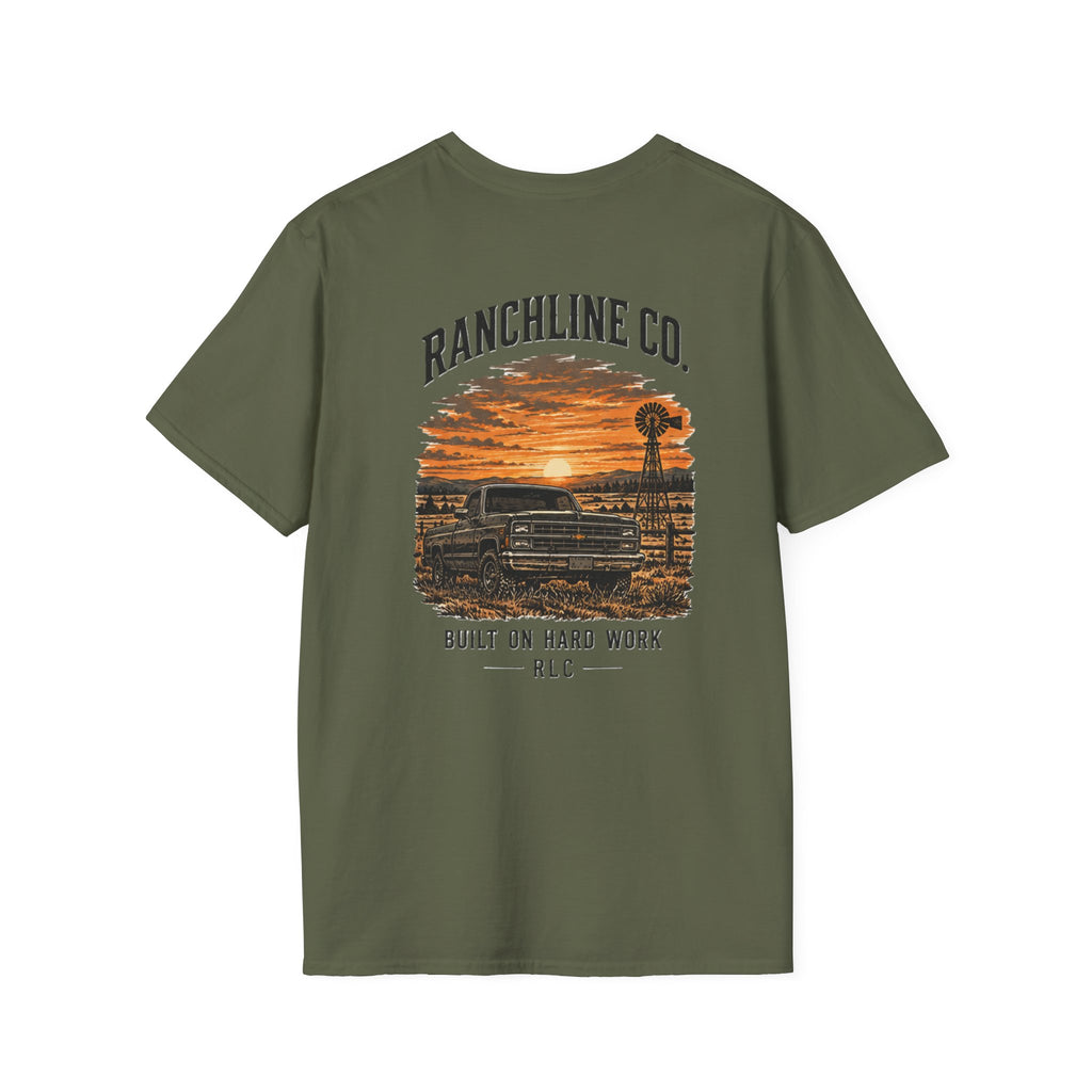 Ranchline Co. Sunset Graphic T‑Shirt
